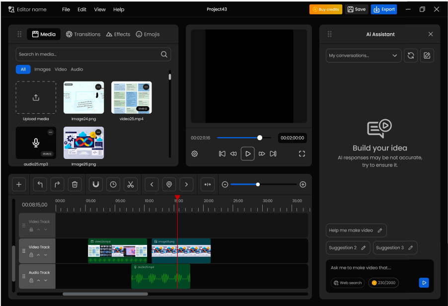 Creator Channel Intro template preview